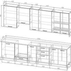 Кухонный гарнитур Антик 3000 h950 (Стол. 26мм) | фото 2