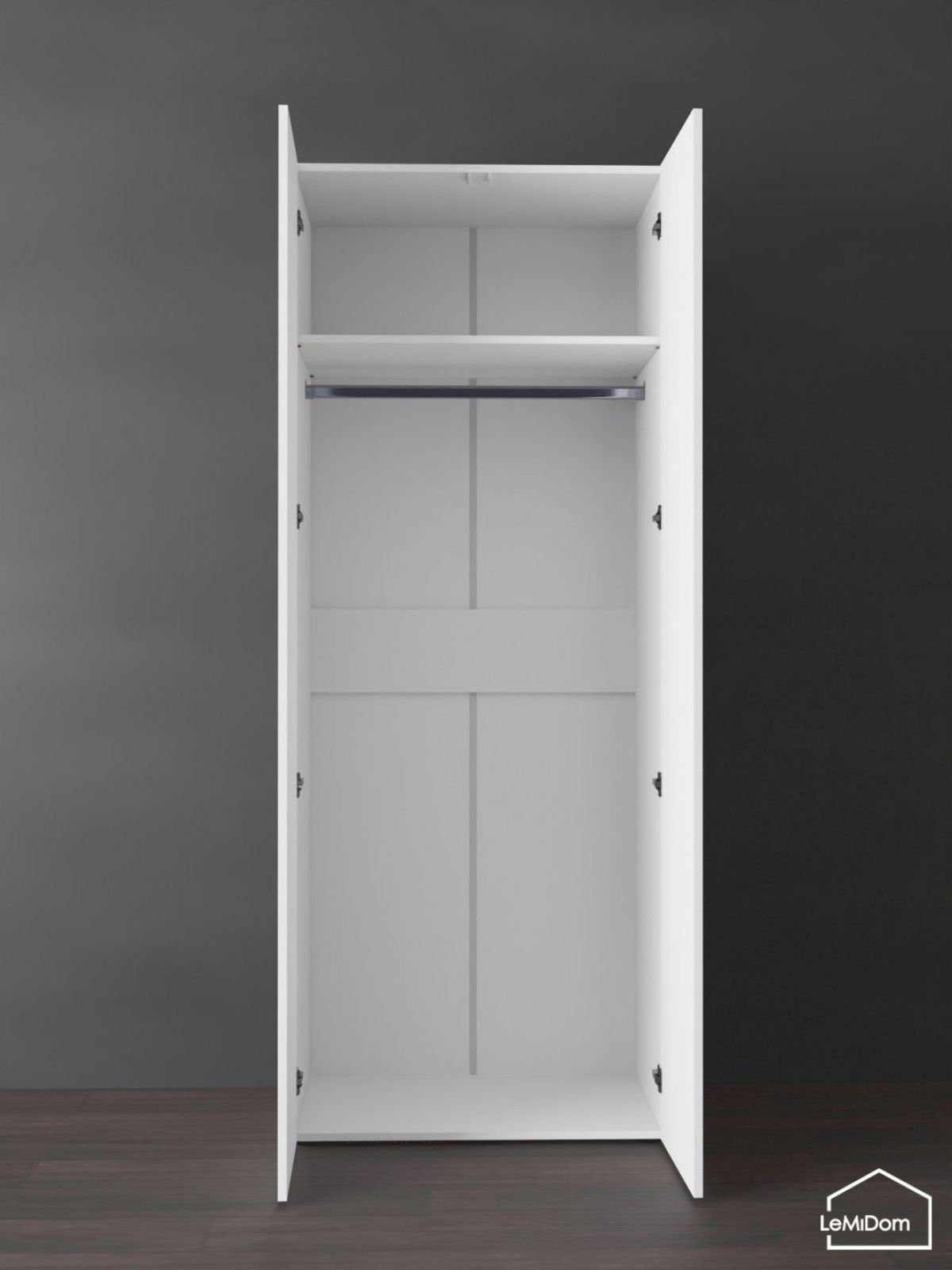 Шкаф Linnea MHR-2PO 2050х800х510 (Белый-М 11.1.1) | фото 4