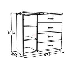 Комод-2 Ольга-13 | фото 2