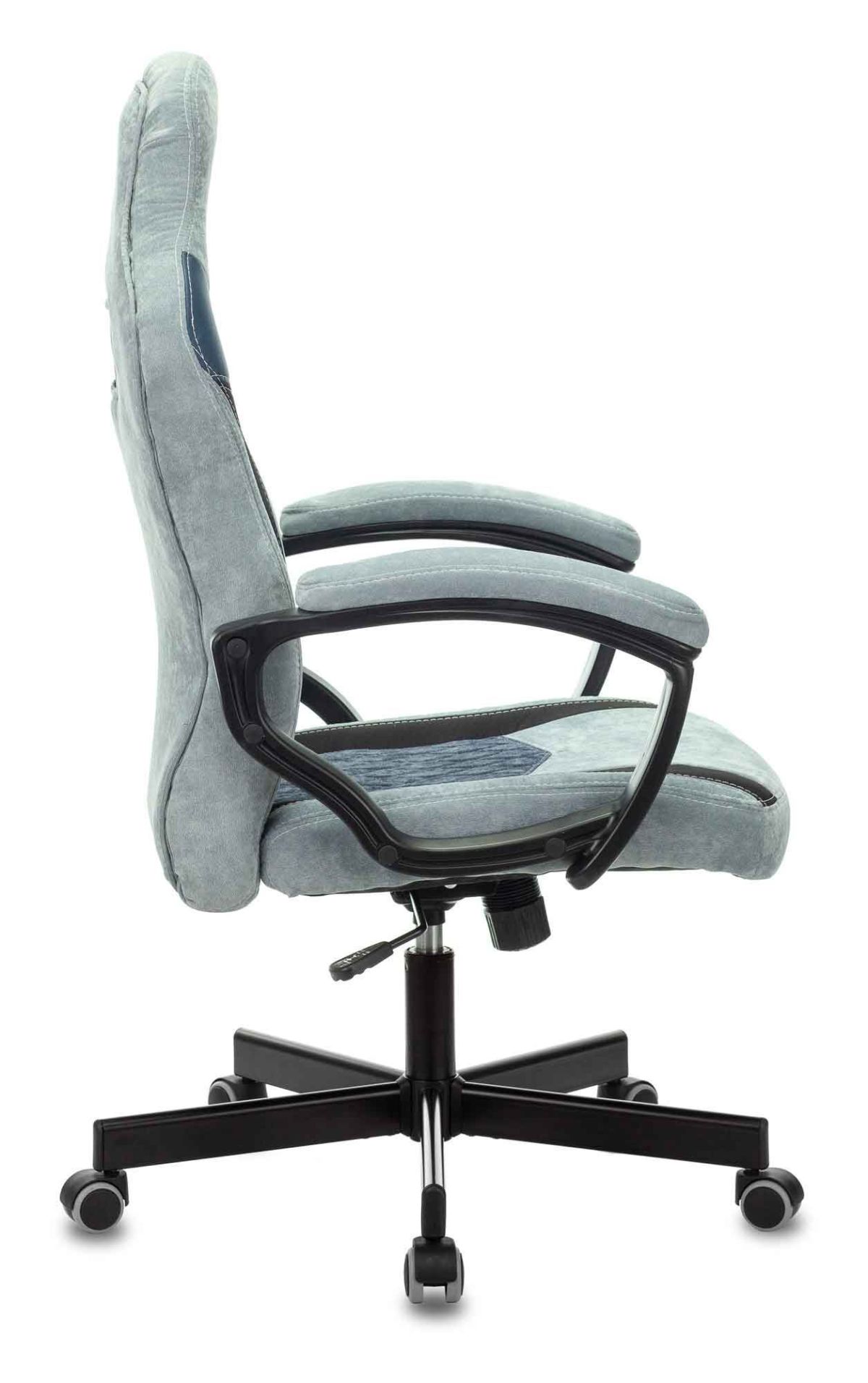 Кресло игровое Бюрократ VIKING 6 KNIGHT BL FABRIC синий | фото 3