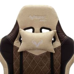 Кресло игровое Бюрократ VIKING 7 KNIGHT BR FABRIC коричневый/бежевый | фото 6